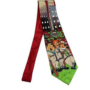#7416 Cartoon Network The Flinstones 400 Mens Necktie, Tie 4 inch wide